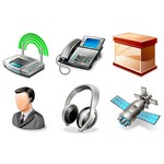 Networking Icons Set 256×256 [PNG File]