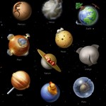 Solar System Icons 128×128 (10 PNG-ICO-BIN File)
