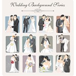 Wedding Backgrounds Illustrator 02