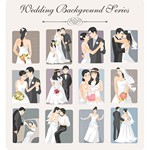 Wedding Backgrounds Illustrator 01