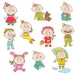 Cartoon Baby, Children, Kids 05