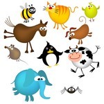 Cute Cartoon Animals 05