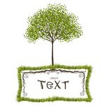 Tree Background, Text Frame