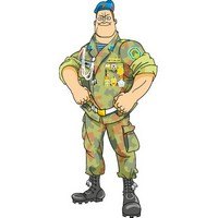 Cartoon Soldier Vectors 01
