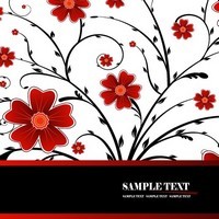 Floral Background Vector Graphics