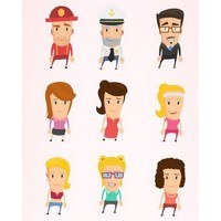 Flat People Characters