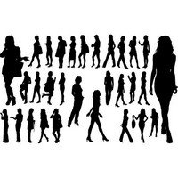 Common women silhouettes