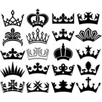 Crowns silhouette
