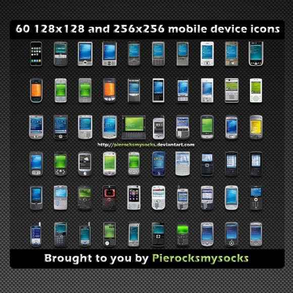 Mobile Device Icons [PNG File] png