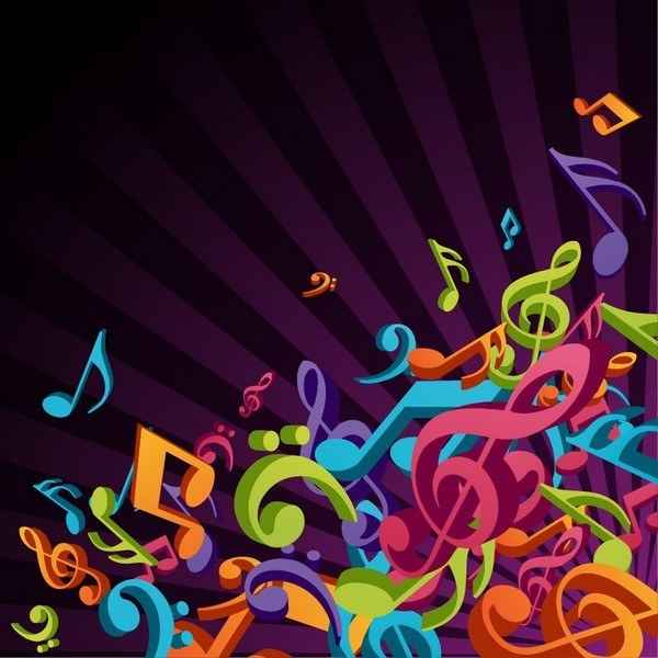 3D Colorful Music Gamut [EPS File] png