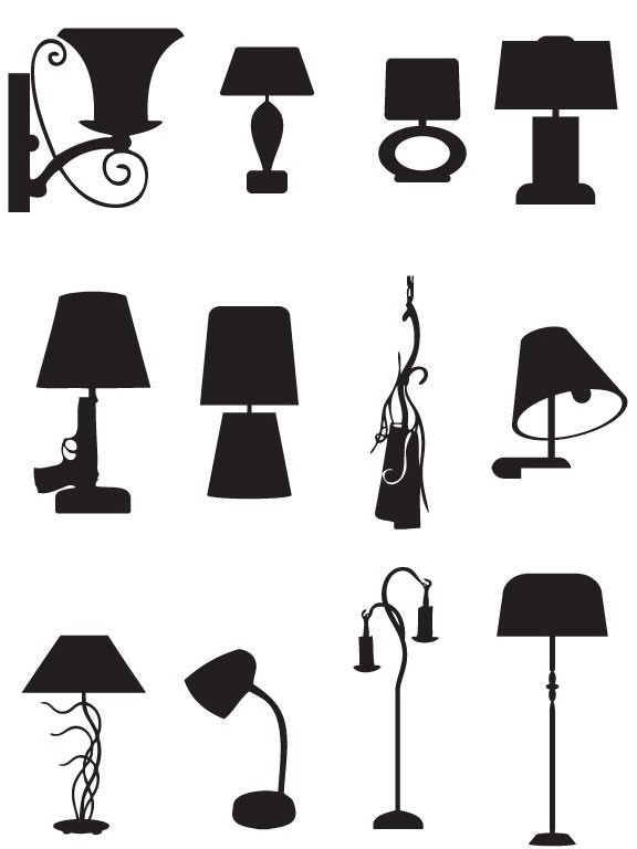 Lamp Silhouette png