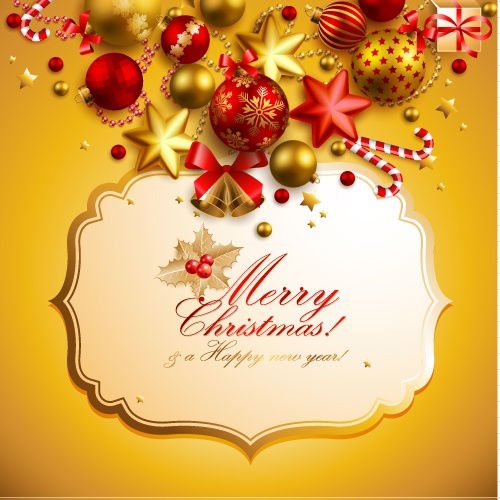 Christmas elements background material png