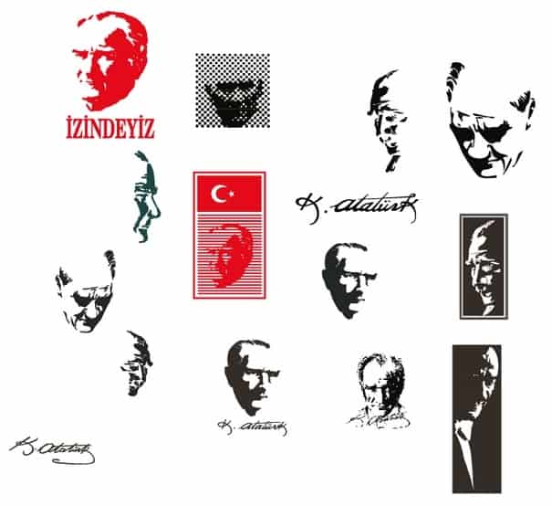 Mustafa Kemal Atatürk Silüetleri png