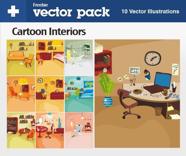 Cartoon Interiors Pack png