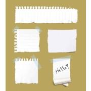 5 Ripped Paper Notes [PSD File]