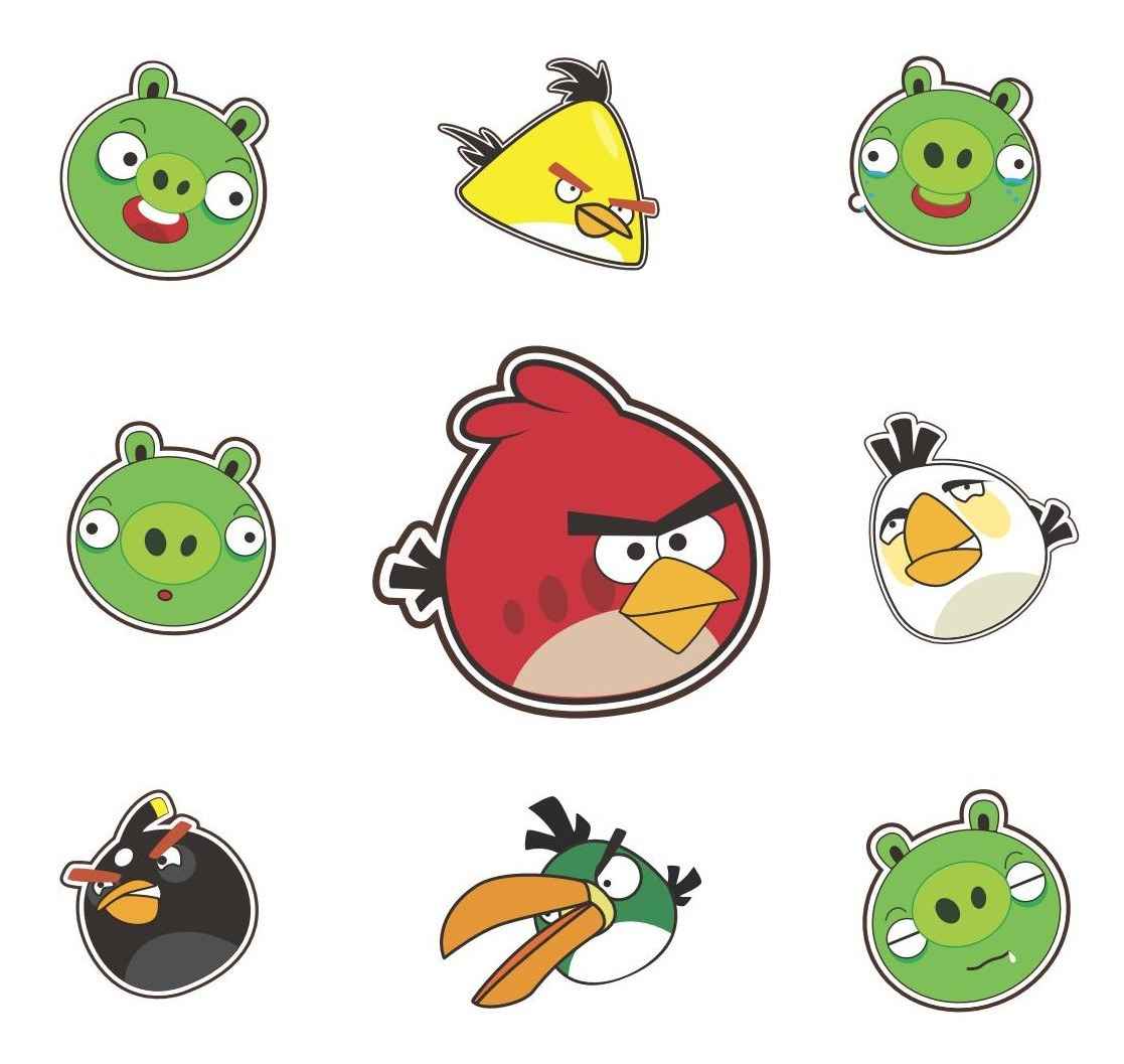 Angry Birds Vector Pack 01 png