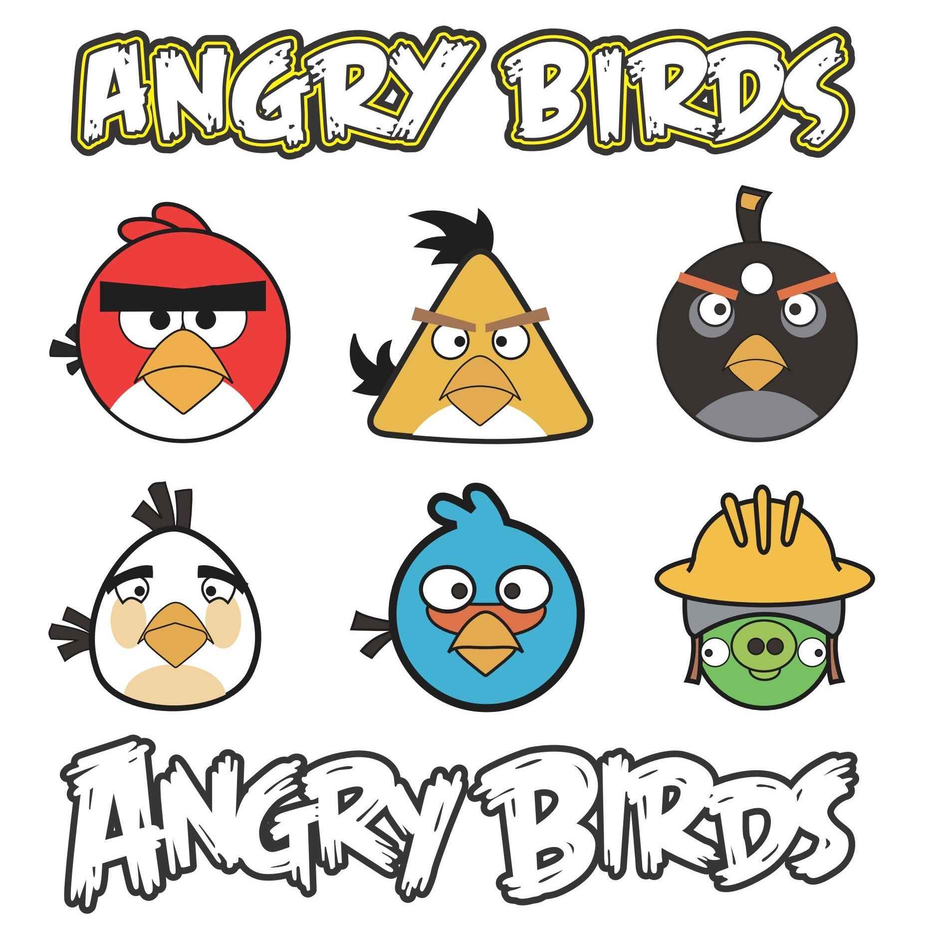 Angry Birds Vector Pack 02 png