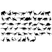 Dinosaurs Silhouettes