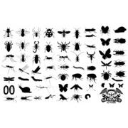 65 Insect Silhouettes
