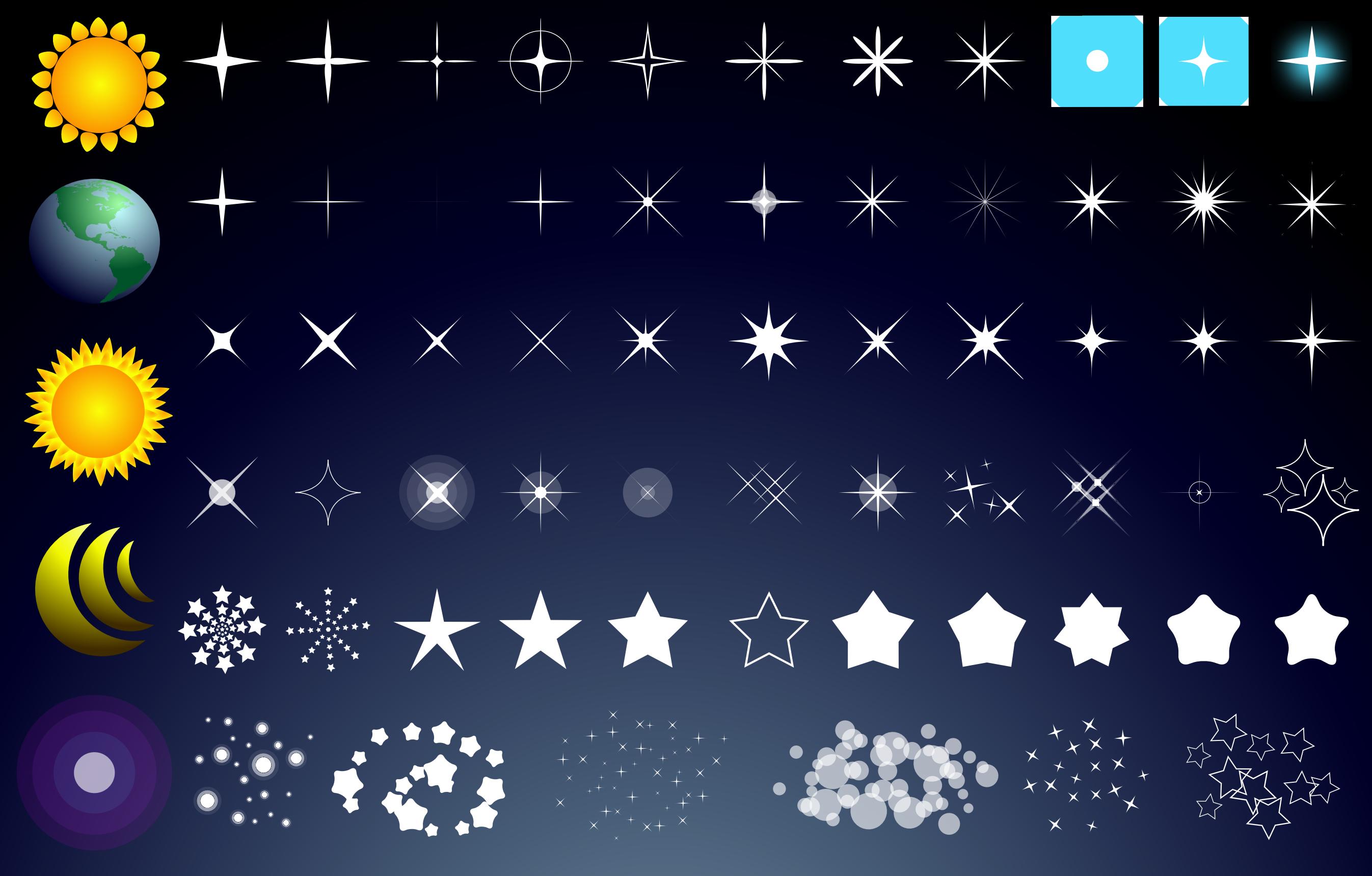 Stars Vector Pack png