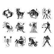 Zodiac Signs Silhouette