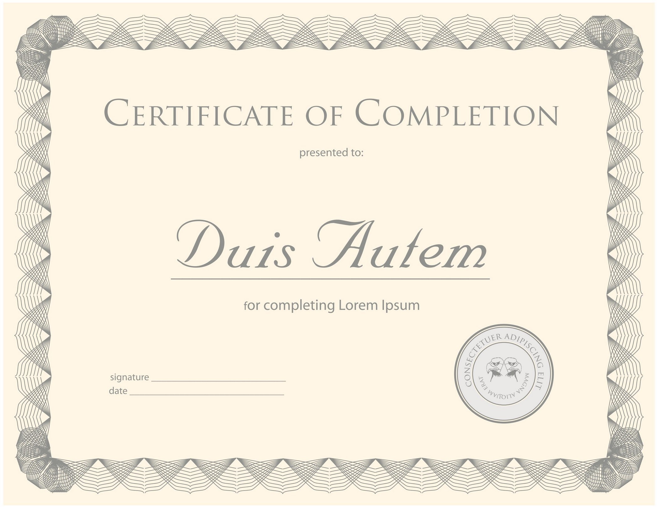 Certificate Template png