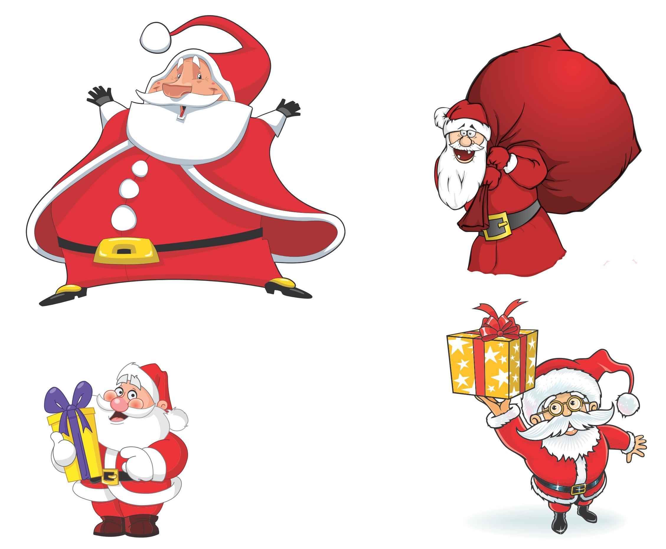 Cartoon Santa Claus Vector 01 [EPS File] png