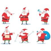 Cartoon Santa Claus Vector 02 [EPS File]