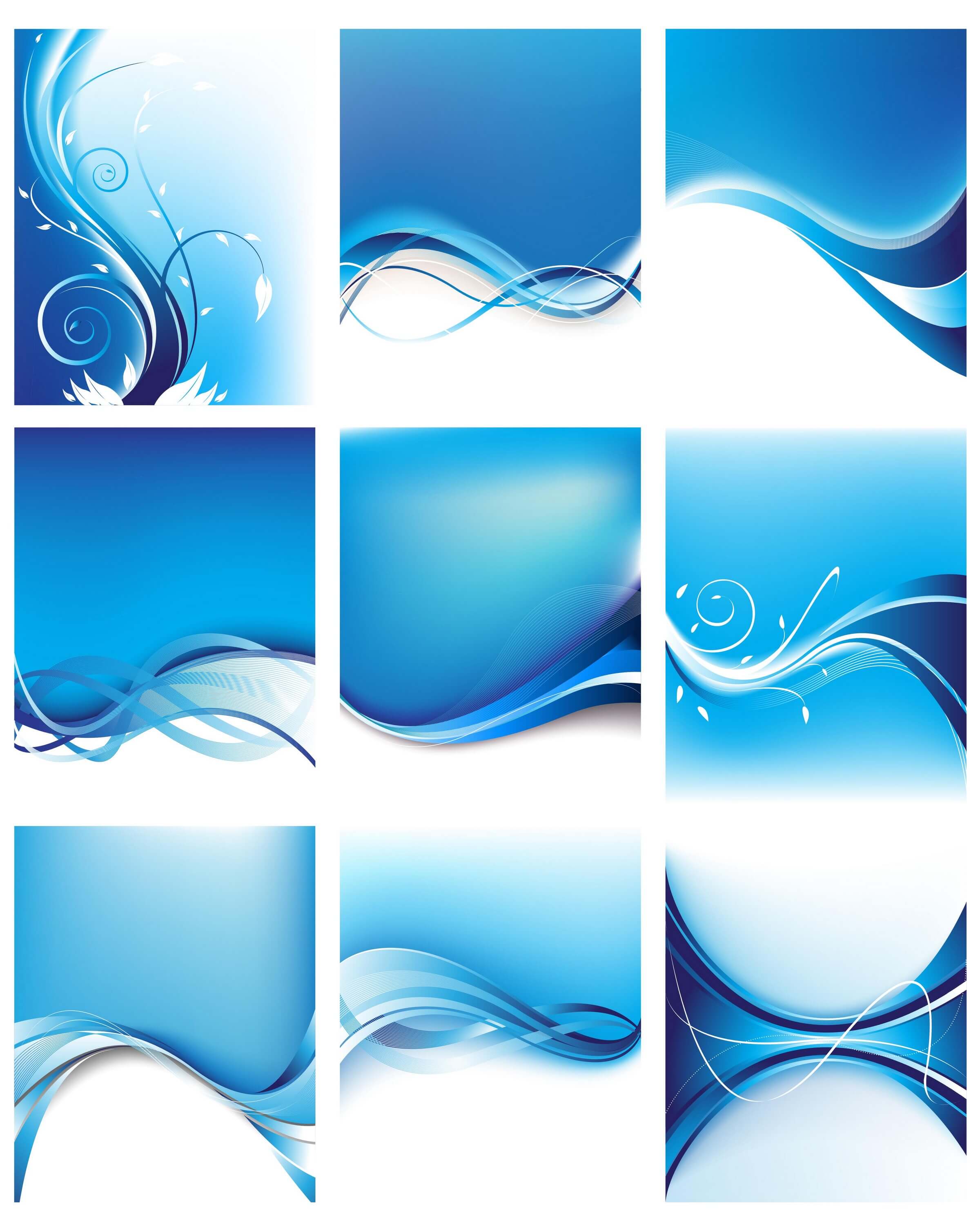 Blue Dynamic Lines Background Vector Material png