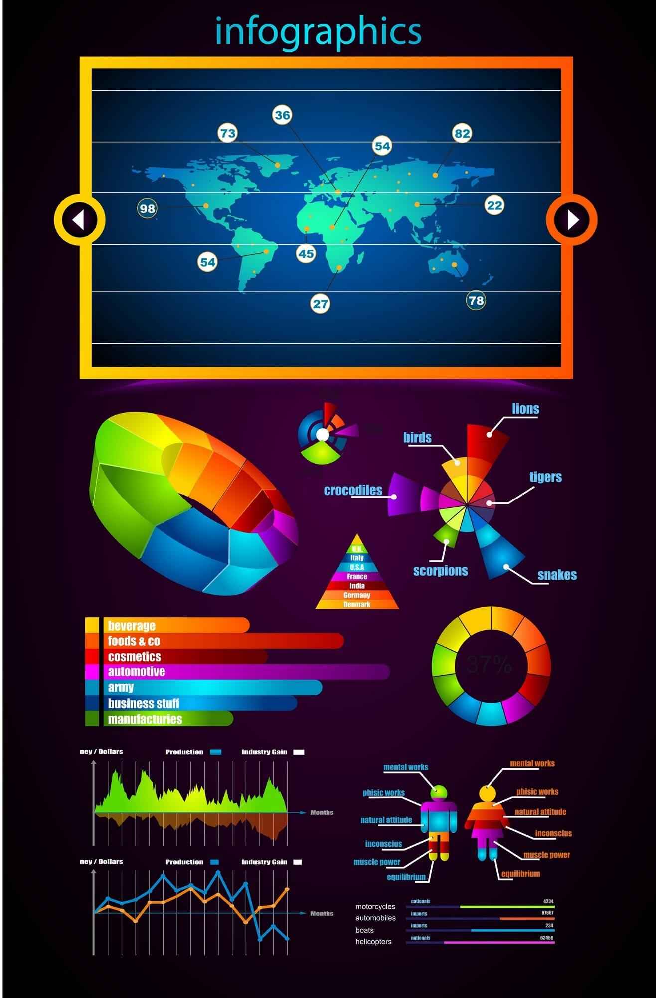 Business Data Elements   Infographic Materials 03 png