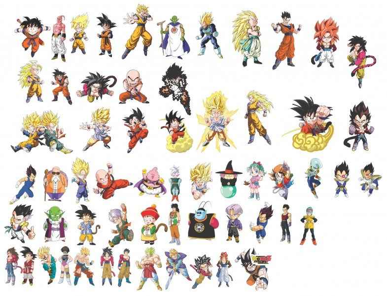 Dragon Ball Characters Vector png