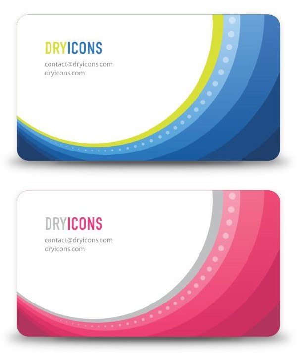 Abstract Business Cards png