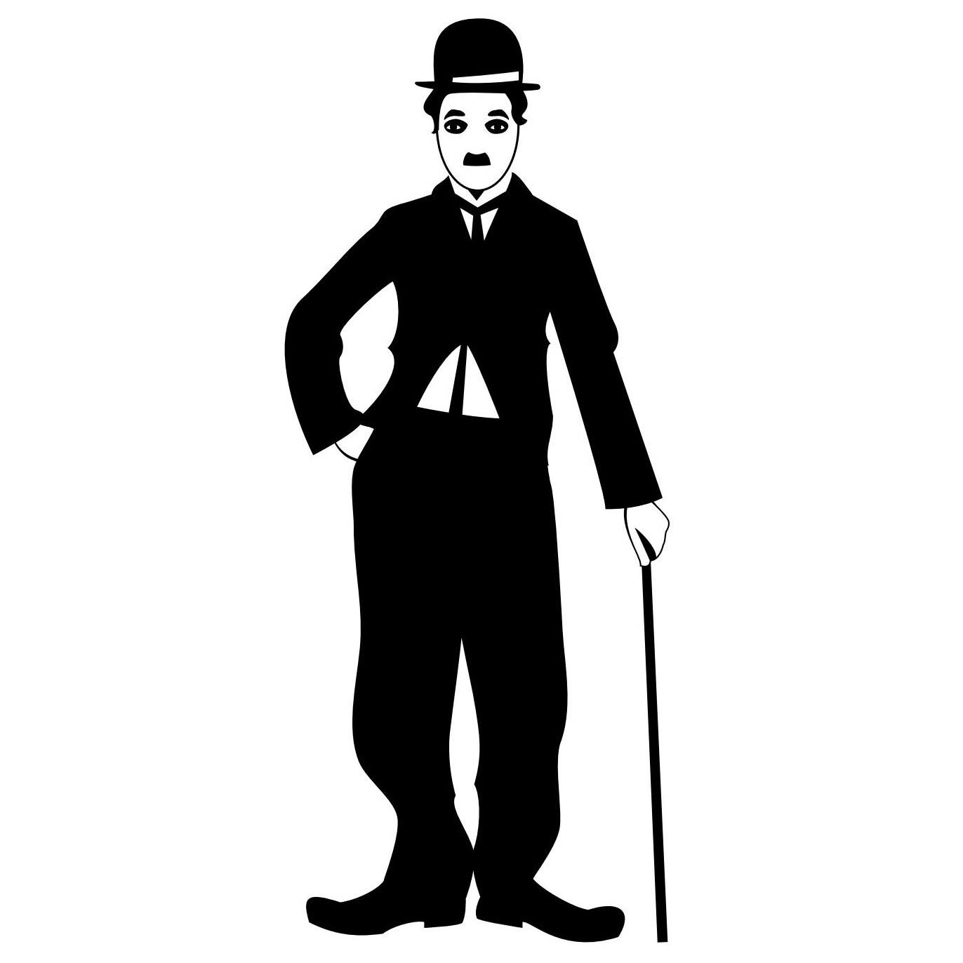 Charlie Chaplin Portrait Download Vector