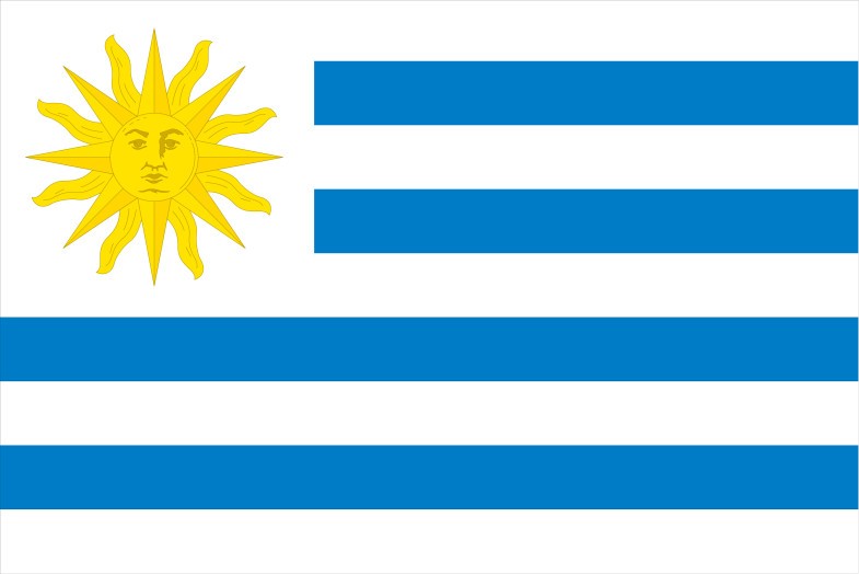 Uruguay Flag Download Vector