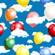 Cloud, Balloon Background 01