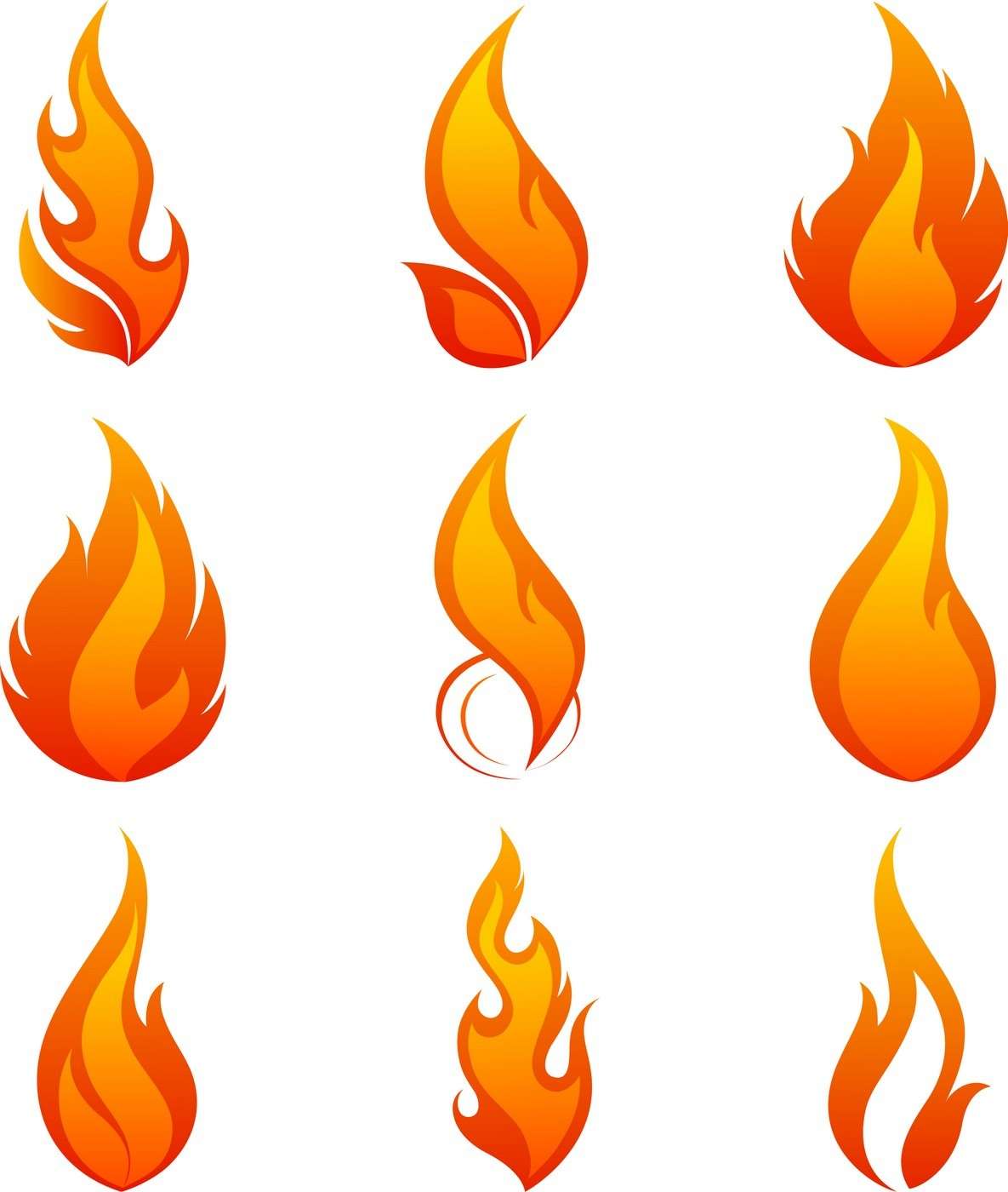 Flame, Fire 02 png