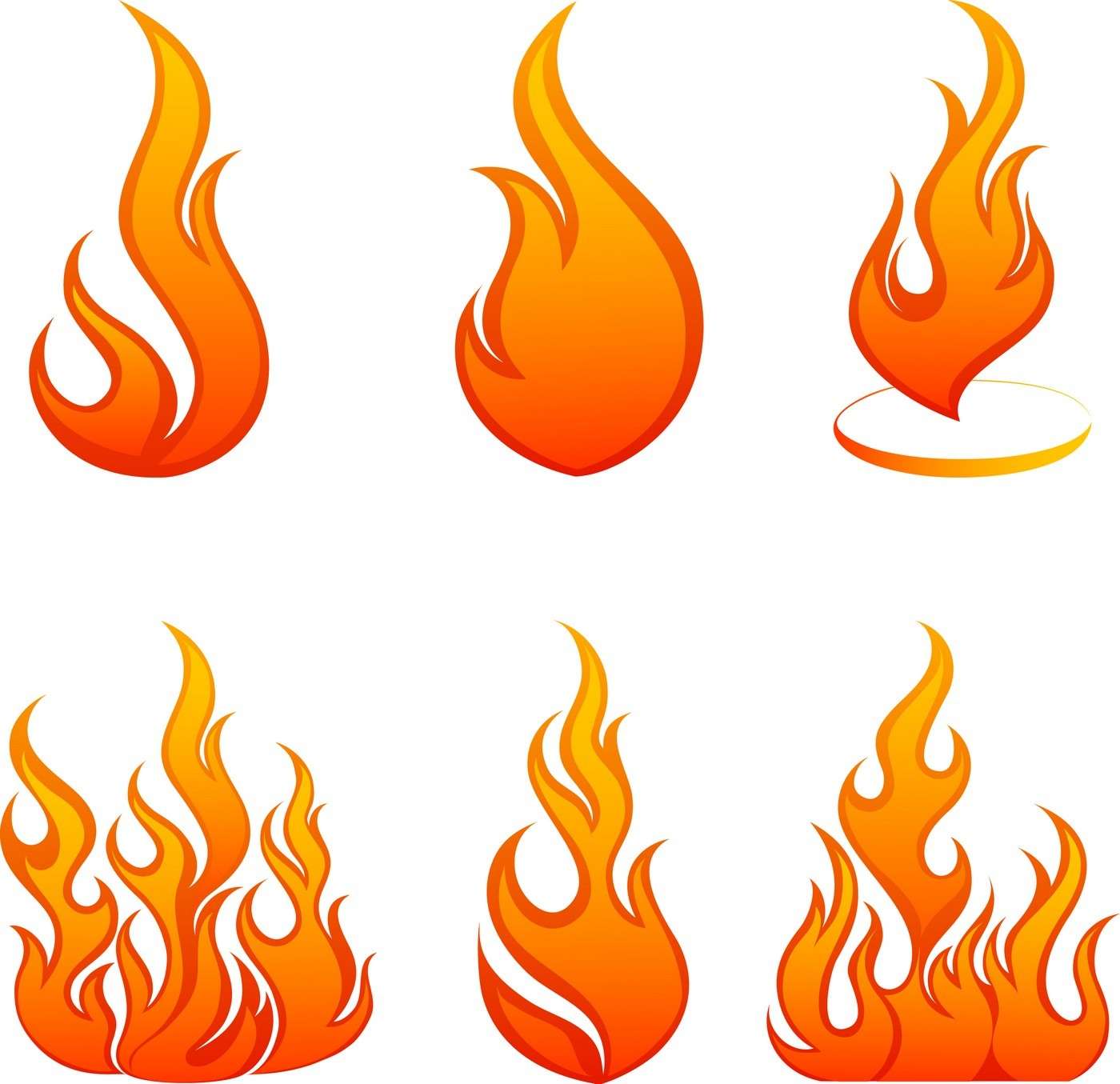 Flame, Fire 01 png