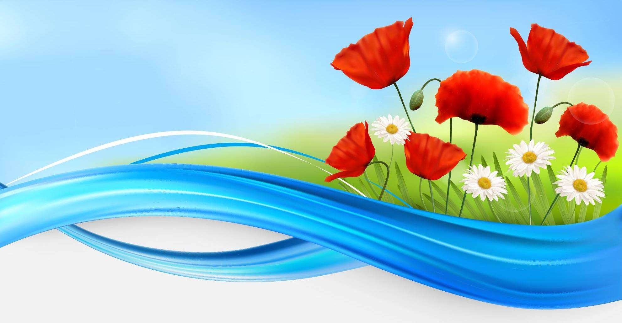 Flower Background 04 png