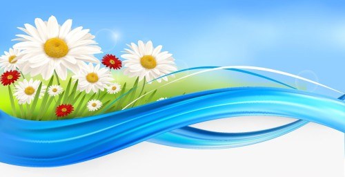 Flower Background 04 Download Vector