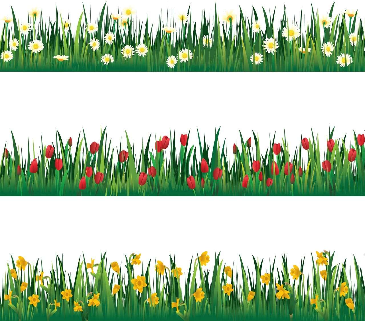 Flower, Tulip, Grass Download Vector