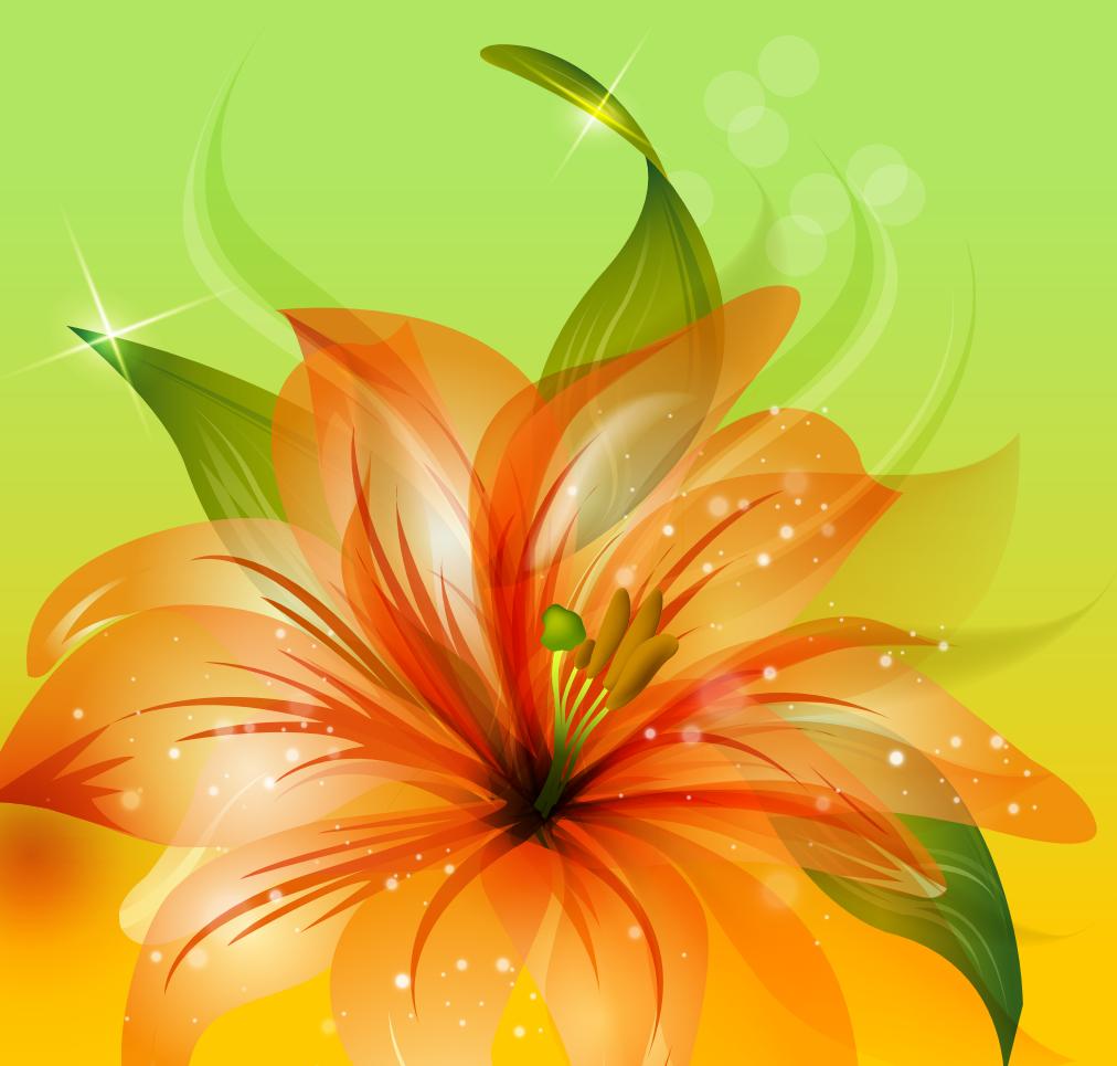 Flower Background 06 png