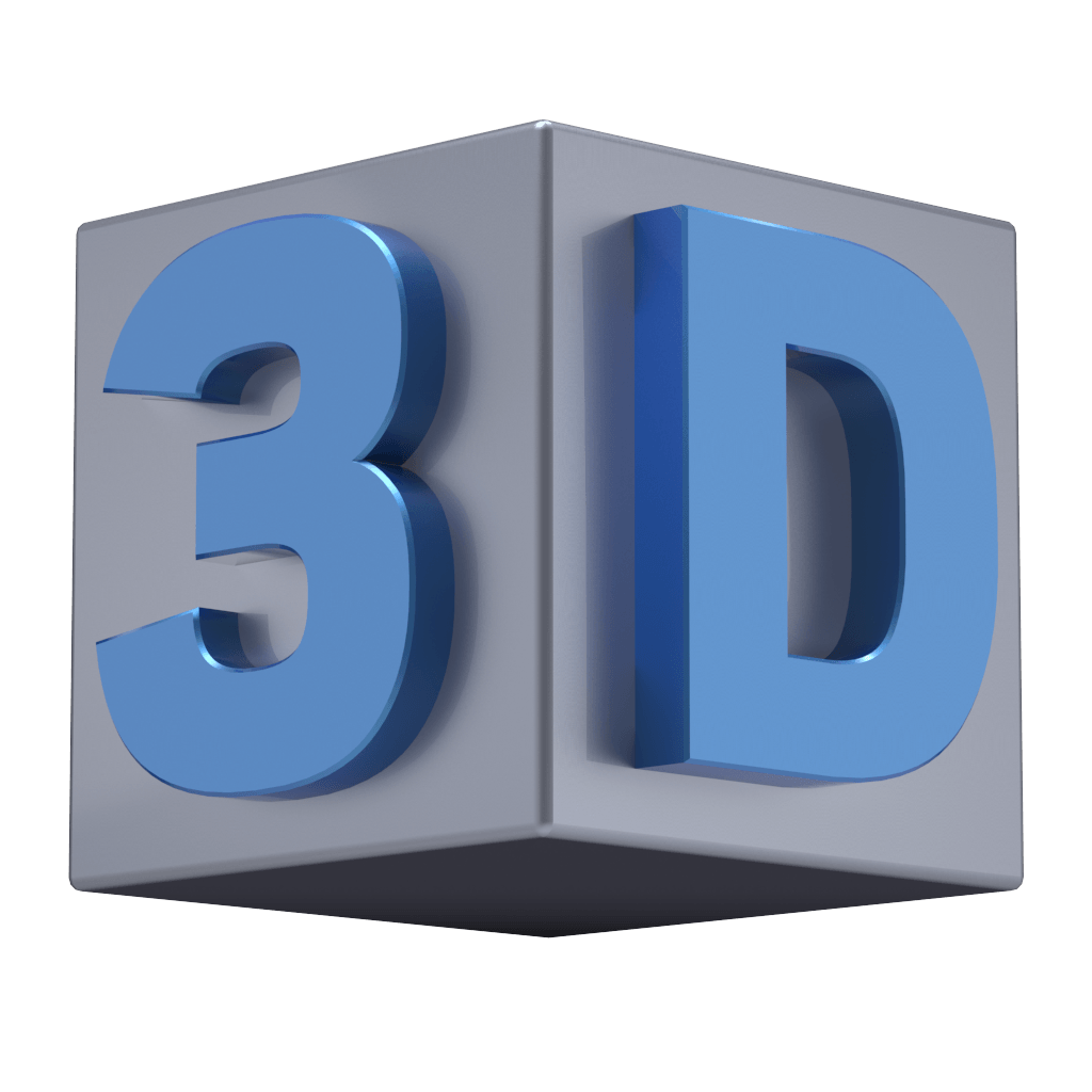 The Word 3D in 3D [PNG   1024x1024] png