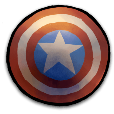 Comics Captain America Shield - free download