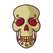 Vector Skulls Icons [PNG   512x512] png