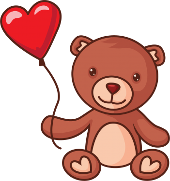 Free Vector Teddy Bears Set [PNG] png