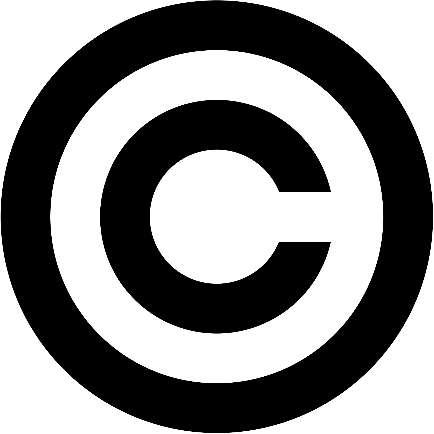 Copyright Logo Symbol png