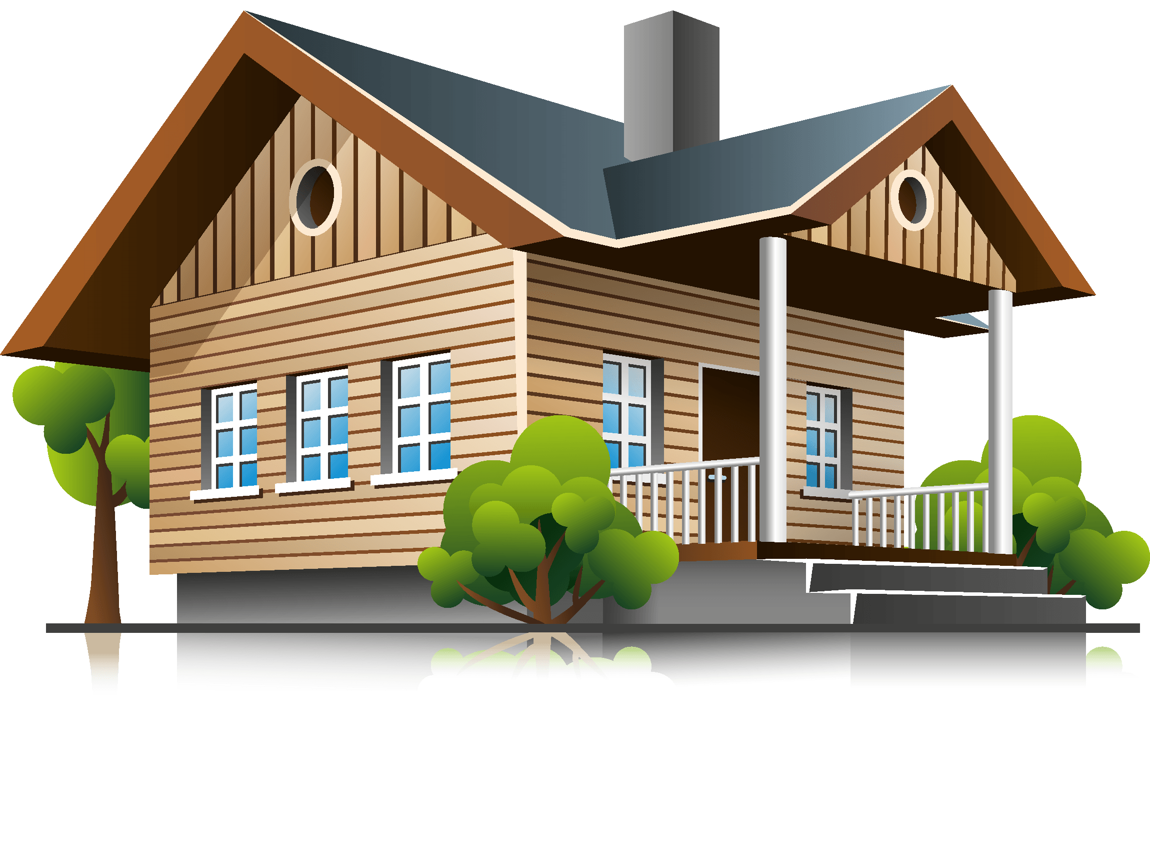 3D House PNG Images png