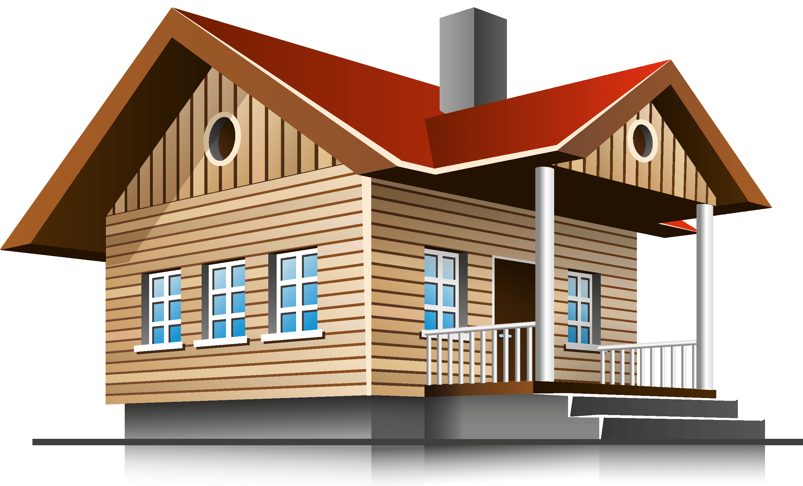 3D House PNG Images Download Vector