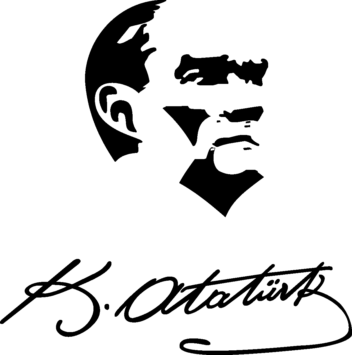 Mustafa Kemal Ataturk Silhouette png