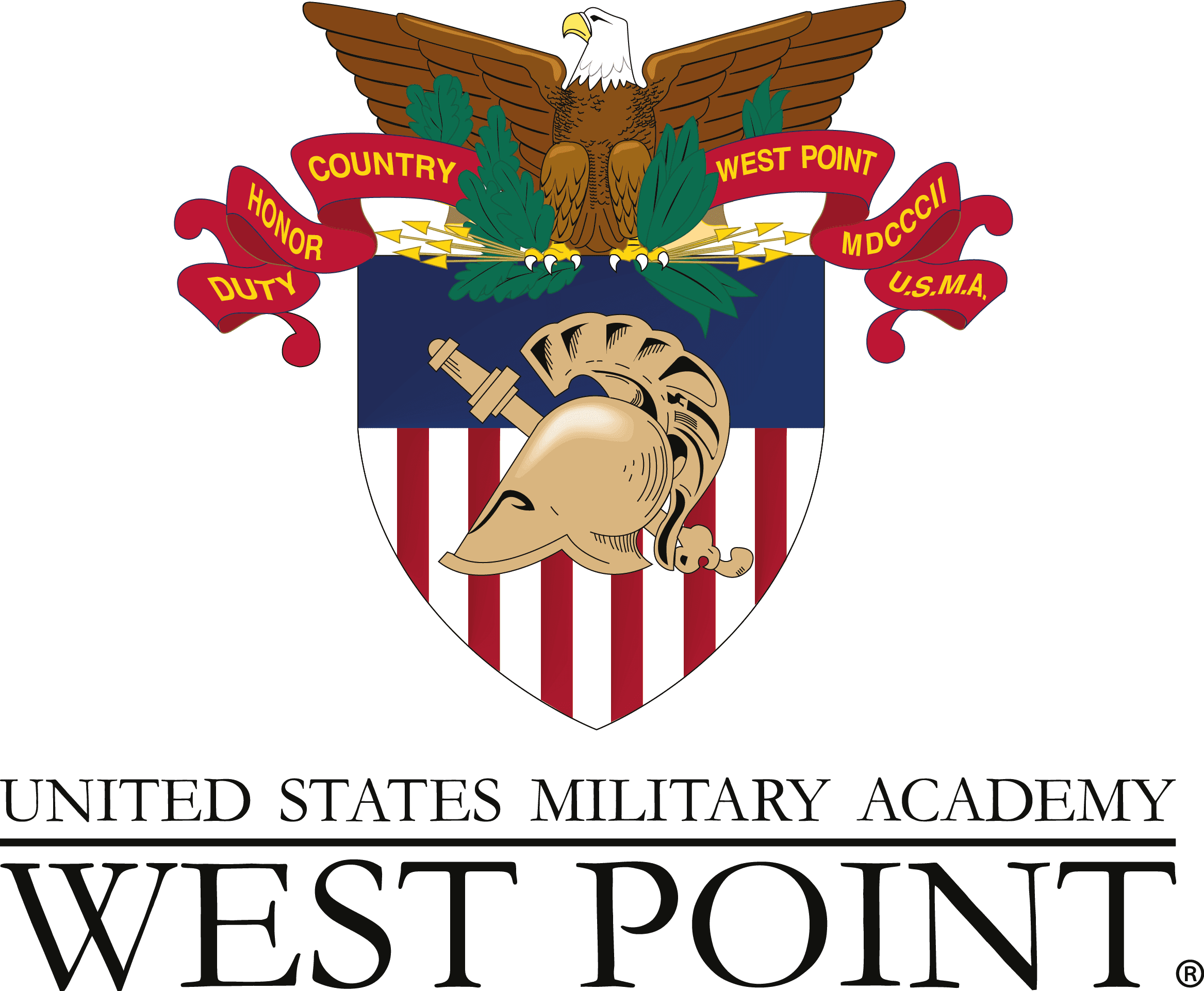 USMA Logo [United States Military Academy   westpoint.edu] png